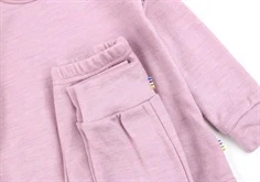 Joha rosa melange sæt merinould